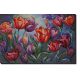 Bead Embroidery Kit on Art Canvas "An inspiring palette"