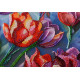 Bead Embroidery Kit on Art Canvas "An inspiring palette"