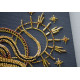 Bead Embroidery Kit on Art Canvas "Golden talisman"