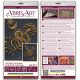 Bead Embroidery Kit on Art Canvas "Golden talisman"