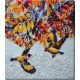 Bead Embroidery Kit on Art Canvas "Under the viburnum"