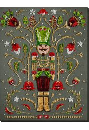 Bead Embroidery Kit on Art Canvas "Hero of the Christmas Night"