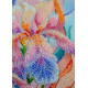 Bead Embroidery Kit on Art Canvas "Floral inspiration"