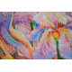 Bead Embroidery Kit on Art Canvas "Floral inspiration"