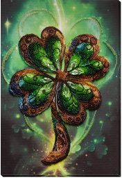 Bead Embroidery Kit on Art Canvas "A legend of success"