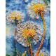 Bead Embroidery Kit on Art Canvas "Give your dream to the wind"