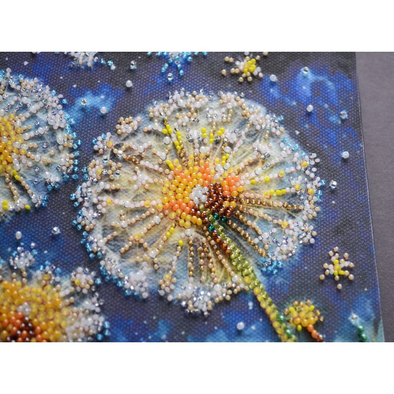 Bead Embroidery Kit on Art Canvas "Give your dream to the wind"