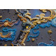 Bead Embroidery Kit on Art Canvas "The key to happiness"