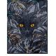 Bead Embroidery Kit on Art Canvas "Lurking"