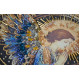 Bead Embroidery Kit on Art Canvas "Guardian of the sky"