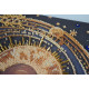 Bead Embroidery Kit on Art Canvas "Guardian of the sky"