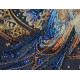 Bead Embroidery Kit on Art Canvas "Guardian of the sky"