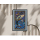 Bead Embroidery Kit on Art Canvas "Lord of the Depths"