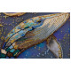 Bead Embroidery Kit on Art Canvas "Lord of the Depths"