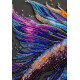 Bead Embroidery Kit on Art Canvas "Waves of Color"
