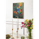 Bead Embroidery Kit on Art Canvas "Shades of Summer"