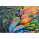 Bead Embroidery Kit on Art Canvas "Shades of Summer"