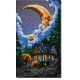 Bead Embroidery Kit on Art Canvas "Silent Night"