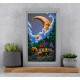 Bead Embroidery Kit on Art Canvas "Silent Night"