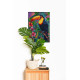 Bead Embroidery Kit on Art Canvas "The Exotic Beau"