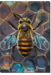 Bead Embroidery Kit on Art Canvas "Honey motif"