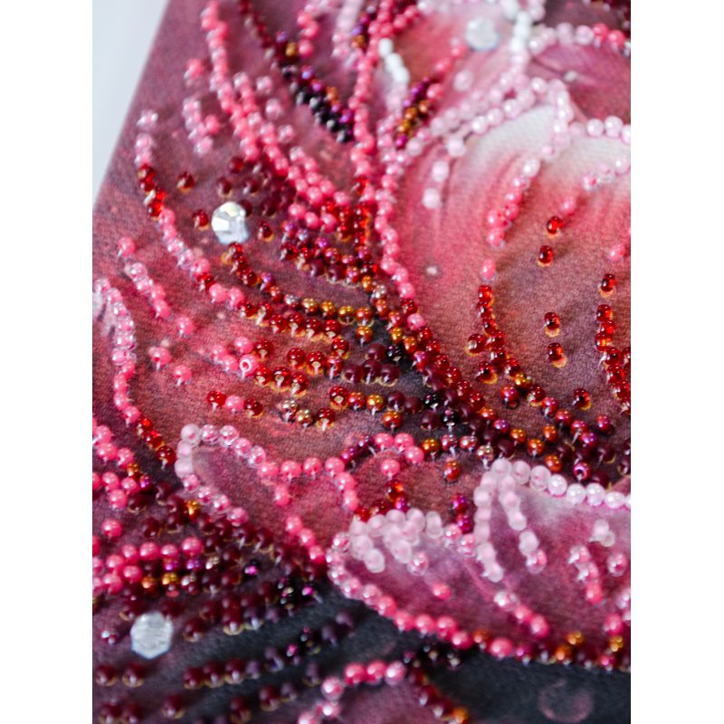 Bead Embroidery Kit on Art Canvas "Dew's Kiss"