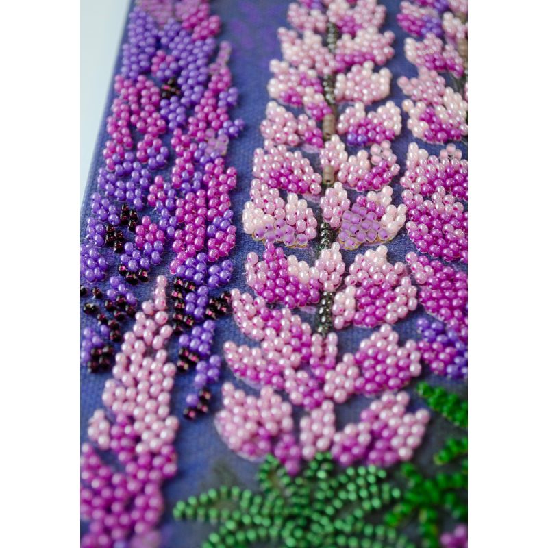 Bead Embroidery Kit on Art Canvas "Moonlight"