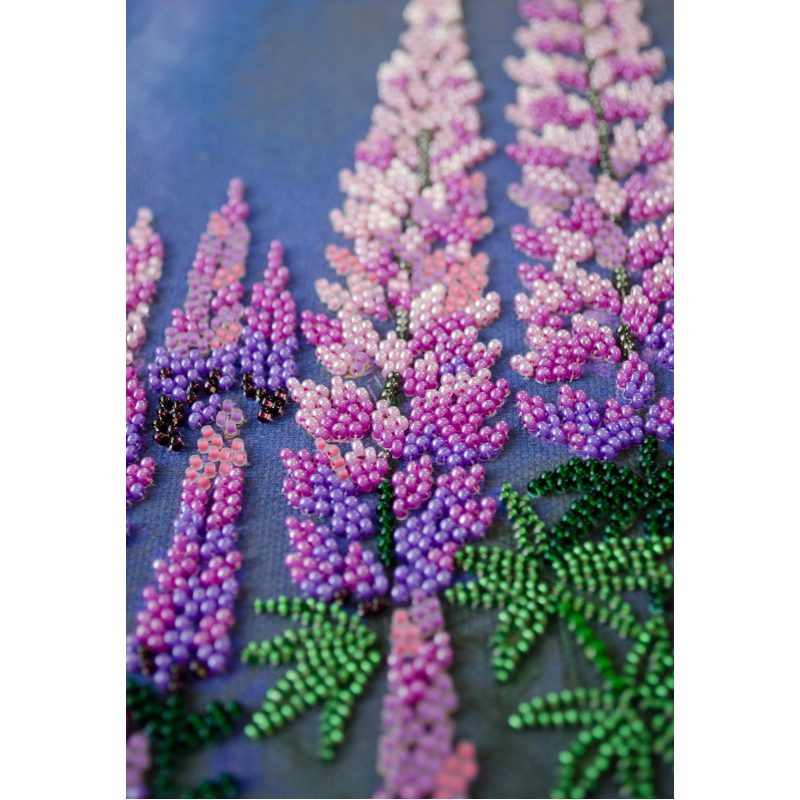 Bead Embroidery Kit on Art Canvas "Moonlight"