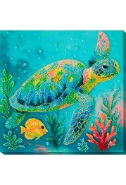 Bead Embroidery Kit on Art Canvas "Ocean Traveler"