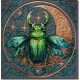 Bead Embroidery Kit on Art Canvas "Nature Totem"