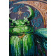 Bead Embroidery Kit on Art Canvas "Nature Totem"