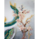Bead Embroidery Kit on Art Canvas "Forest Spirit"