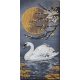 Bead Embroidery Kit on Art Canvas "When the Soul Blooms"