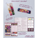 Bead Embroidery Kit on Art Canvas "Blooming Thoughts"