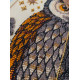 Bead Embroidery Kit on Art Canvas "The oracle between day and night"