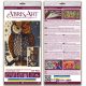 Bead Embroidery Kit on Art Canvas "The oracle between day and night"