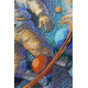 Bead Embroidery Kit on Art Canvas "Cosmic Traveler"