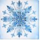 Bead Embroidery Kit on Art Canvas "Frost patterns"