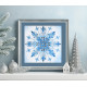 Bead Embroidery Kit on Art Canvas "Frost patterns"