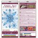 Bead Embroidery Kit on Art Canvas "Frost patterns"