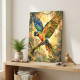 Bead Embroidery Kit on Art Canvas "Colorful Parrot"