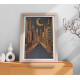 Bead Embroidery Kit on Art Canvas "City of dreams"