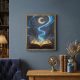 Bead Embroidery Kit on Art Canvas "Book of Dreams"