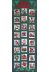 Bead Embroidery Kit on Art Canvas "Christmas Advent calendar"