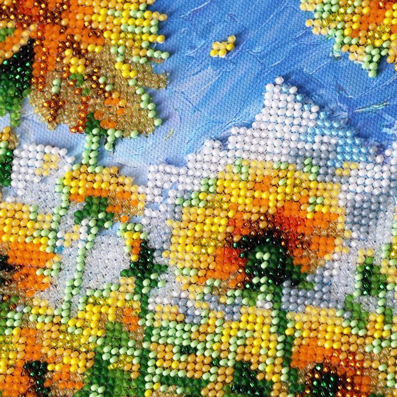 Bead Embroidery Kit on Art Canvas "Dream"