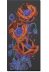 Bead Embroidery Kit on Art Canvas "Neon Poppies"