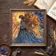 Bead Embroidery Kit on Art Canvas "Defender of Fate"