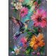 Bead Embroidery Kit on Art Canvas "Tropical Guest"