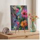 Bead Embroidery Kit on Art Canvas "Tropical Guest"