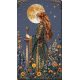 Bead Embroidery Kit on Art Canvas "Moon Maiden"